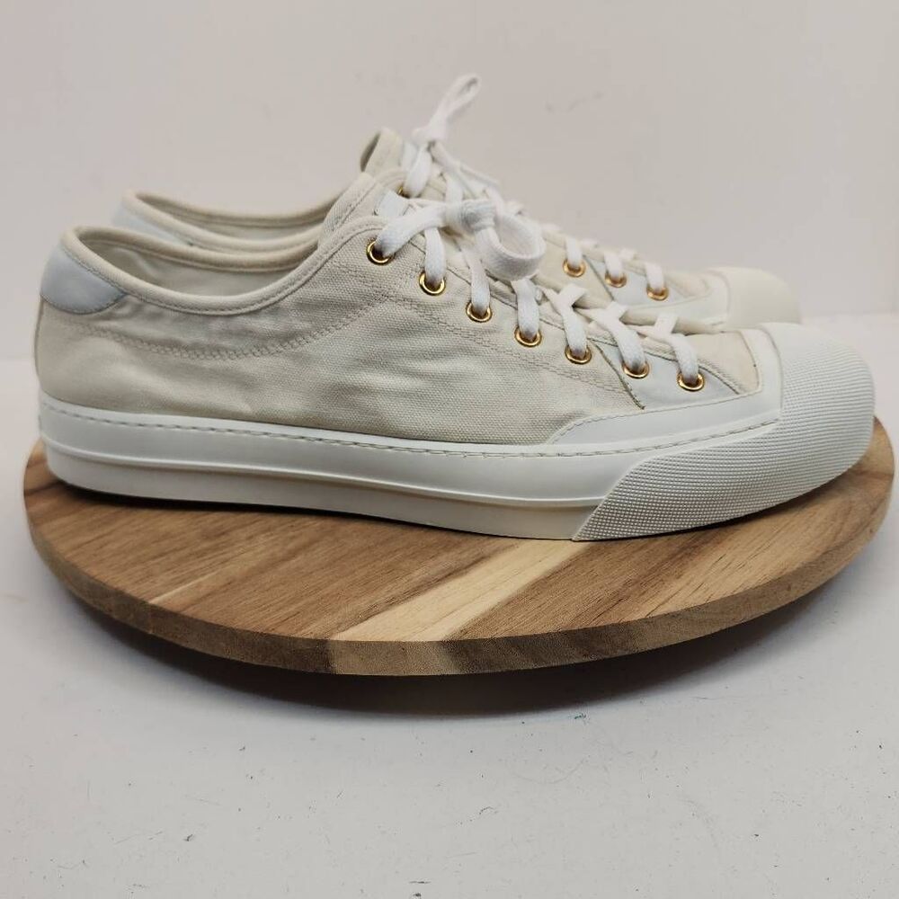 Gucci Lowtop White “Zac” Canvas Sneaker Mens Size 11